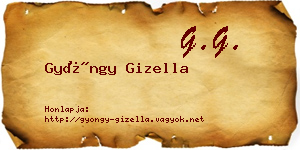 Gyöngy Gizella névjegykártya